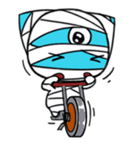 Three eyes cat of the Mumai sticker #13844998