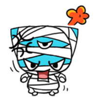 Three eyes cat of the Mumai sticker #13844999