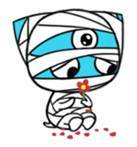 Three eyes cat of the Mumai sticker #13845000