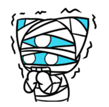 Three eyes cat of the Mumai sticker #13845001