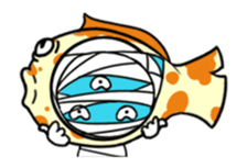 Three eyes cat of the Mumai sticker #13845003