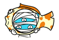 Three eyes cat of the Mumai sticker #13845003