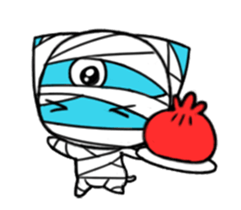 Three eyes cat of the Mumai sticker #13845004