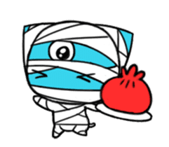 Three eyes cat of the Mumai sticker #13845004