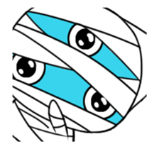 Three eyes cat of the Mumai sticker #13845005