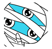 Three eyes cat of the Mumai sticker #13845005