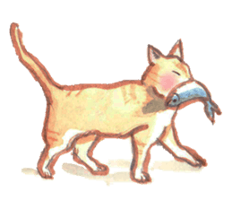 watercolor Cats sticker #13845060