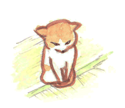 watercolor Cats sticker #13845061