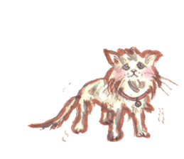 watercolor Cats sticker #13845067