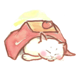 watercolor Cats sticker #13845075