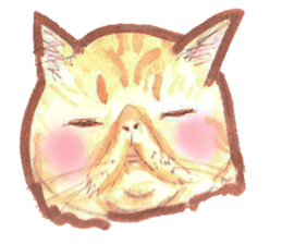 watercolor Cats sticker #13845077