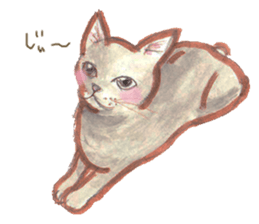 watercolor Cats sticker #13845080