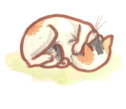 watercolor Cats sticker #13845085