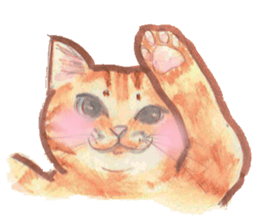 watercolor Cats sticker #13845089