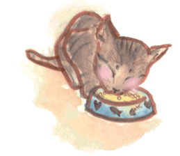 watercolor Cats sticker #13845090