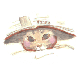 watercolor Cats sticker #13845091