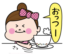Sticker for frequently used girls sticker #13845213