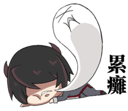 Alo and his demon Vincent sticker #13845439