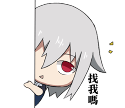 Alo and his demon Vincent sticker #13845441