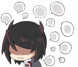 Alo and his demon Vincent sticker #13845450