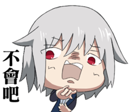 Alo and his demon Vincent sticker #13845467