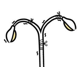 street light on Route19 sticker #13845610