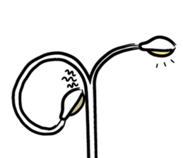 street light on Route19 sticker #13845618