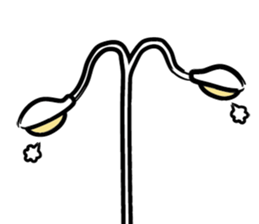 street light on Route19 sticker #13845624