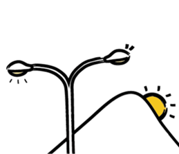 street light on Route19 sticker #13845629