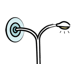 street light on Route19 sticker #13845634