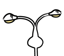 street light on Route19 sticker #13845640