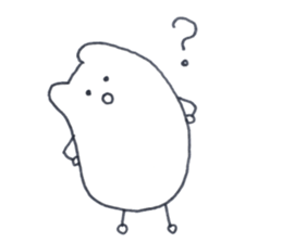 A little gloomy hamster sticker #13845737