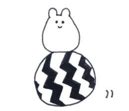 A little gloomy hamster sticker #13845752