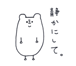 A little gloomy hamster sticker #13845757