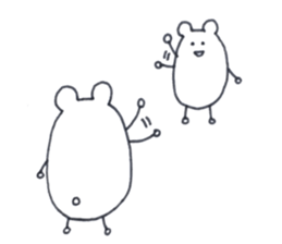 A little gloomy hamster sticker #13845761