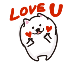 Japanese Spitz FUFU sticker #13846288