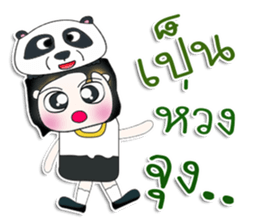 Mr. Dororo. I love panda.^_^ sticker #13846335