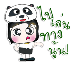 Mr. Dororo. I love panda.^_^ sticker #13846343