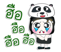 Mr. Dororo. I love panda.^_^ sticker #13846350