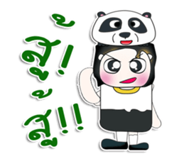 Mr. Dororo. I love panda.^_^ sticker #13846352