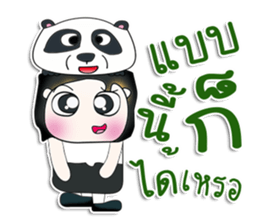 Mr. Dororo. I love panda.^_^ sticker #13846364