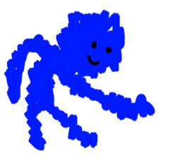 BLUE MAN!!! sticker #13846379