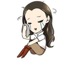 Singer Puifai & Haya the friesian horse sticker #13846415