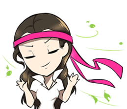 Singer Puifai & Haya the friesian horse sticker #13846421