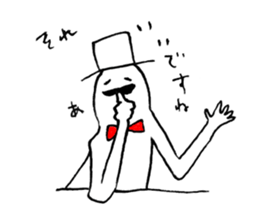 Beard uncle&Beard cat sticker #13846463