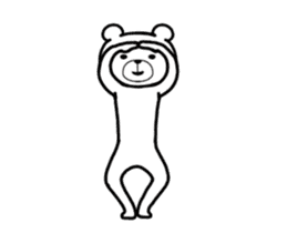 It moves! Dancing bear (overseas) sticker #13847447