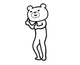 It moves! Dancing bear (overseas) sticker #13847449