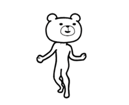 It moves! Dancing bear (overseas) sticker #13847450
