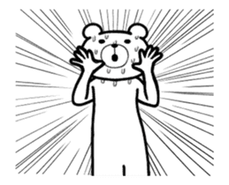 It moves! Dancing bear (overseas) sticker #13847460