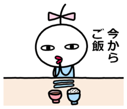 Small ribbon-chan 2 sticker #13848121